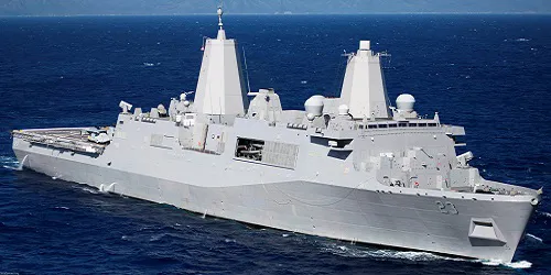 Live real-time tracking of military amphibious transport dock USS Anchorage from the United States Navy