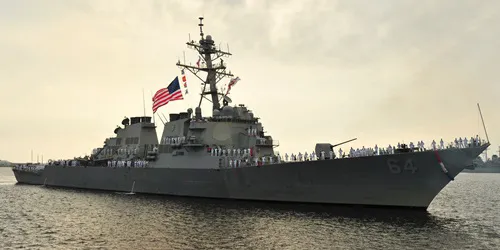 Live real-time tracking of military destroyer USS Carney from the United States Navy