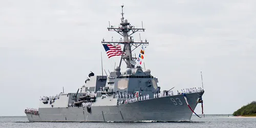 Live real-time tracking of military destroyer USS Chung-Hoon from the United States Navy