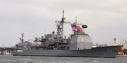 USS Cowpens Real-Time Military Ship Tracking