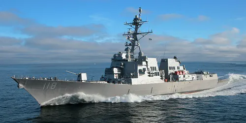Live real-time tracking of military destroyer USS Daniel Inouye from the United States Navy