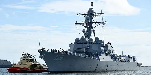 Live real-time tracking of military destroyer USS Delbert D. Black from the United States Navy