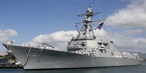 Live real-time military ship tracking of USS Frank E. Petersen Jr. from United States Navy