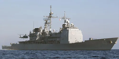 Live real-time military ship tracking of USS Normandy from United States Navy