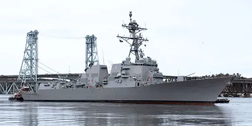 Live real-time tracking of military destroyer USS Patrck Gallagher from the United States Navy