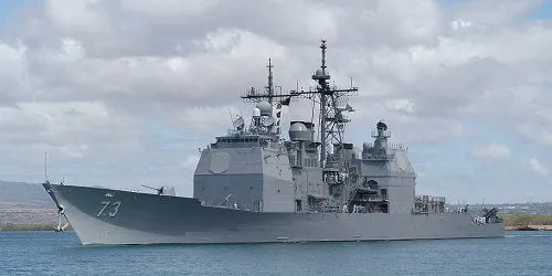 Live real-time military ship tracking of USS Port Royal from United States Navy