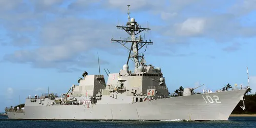 Live real-time military ship tracking of USS Sampson from United States Navy