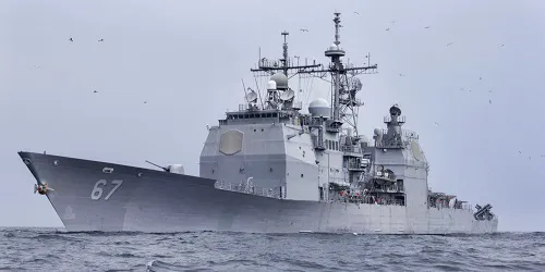 Live real-time military ship tracking of USS Shiloh from United States Navy