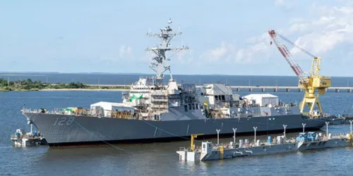 Live real-time tracking of military destroyer USS Ted Stevens from the United States Navy