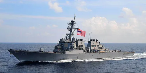Live real-time tracking of military destroyer USS The Sullivans from the United States Navy