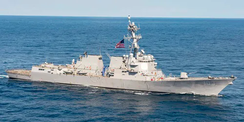 Live real-time tracking of military destroyer USS Truxtun from the United States Navy