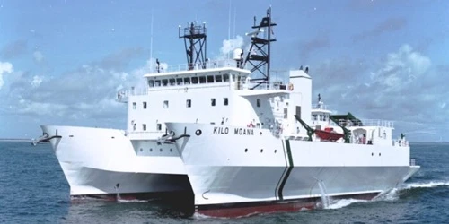 Live real-time research ship tracking of Kilo Moana from United States Office of Naval Research