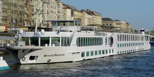 Live real-time river cruise ship tracking of River Princess from Uniworld