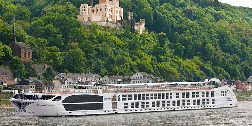Live real-time river cruise ship tracking of S.S. Maria Theresa from Uniworld