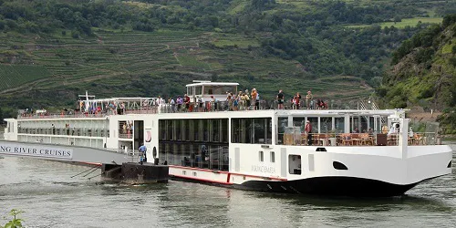 Live real-time river cruise ship tracking of Viking Embla from Viking