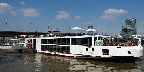 Live real-time river cruise ship tracking of Viking Forseti from Viking