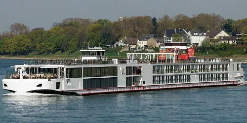 Live real-time river cruise ship tracking of Viking Kvasir from Viking