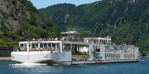 Live real-time river cruise ship tracking of Viking Magni from Viking