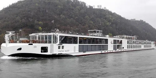 Live real-time river cruise ship tracking of Viking Modi from Viking