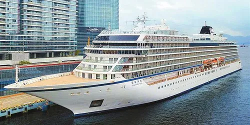 Live real-time ocean cruise ship tracking of Zhao Shang Yi Dun from Viking
