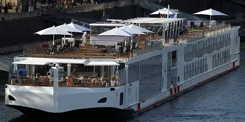 Live real-time river cruise ship tracking of Viking Aegir from Viking