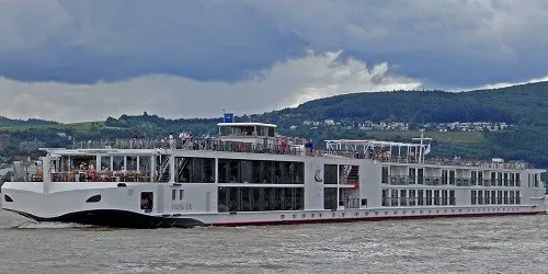 Live real-time river cruise ship tracking of Viking Eir from Viking