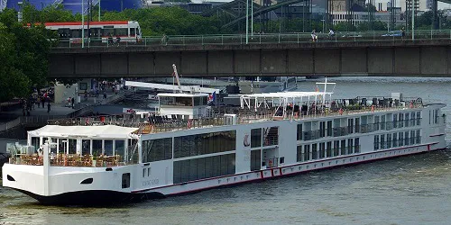 Live real-time river cruise ship tracking of Viking Rinda from Viking