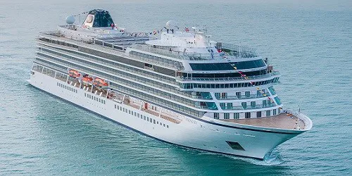 Live real-time ocean cruise ship tracking of Viking Sea from Viking