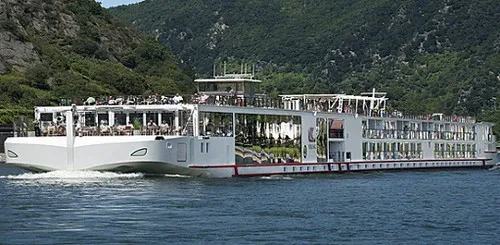 Live real-time river cruise ship tracking of Viking Ve from Viking