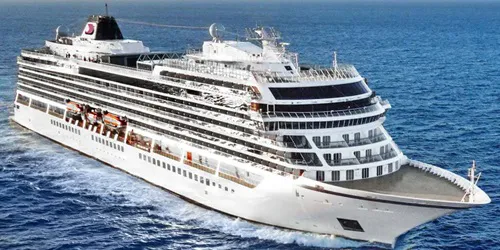 Live real-time ocean cruise ship tracking of Viking Vesta from Viking