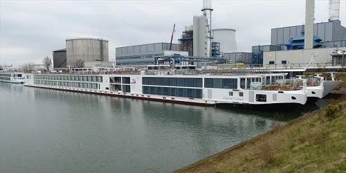 Live real-time river cruise ship tracking of Viking Vidar from Viking