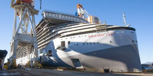 Live real-time ocean cruise ship tracking of Brilliant Lady from Virgin Voyages