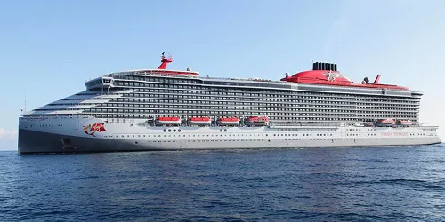 Live real-time ocean cruise ship tracking of Resilient Lady from Virgin Voyages