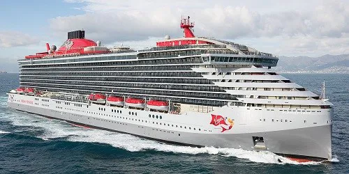Live real-time ocean cruise ship tracking of Scarlet Lady from Virgin Voyages