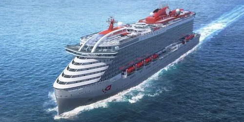 Live real-time ocean cruise ship tracking of Valiant Lady from Virgin Voyages
