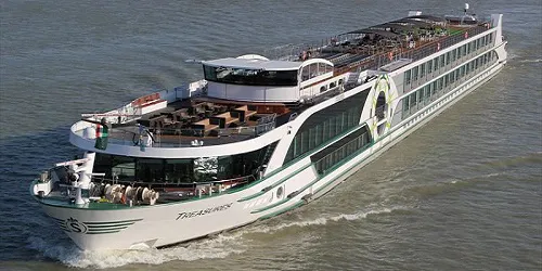 Live real-time river cruise ship tracking of Viva Treasures from Viva Cruises