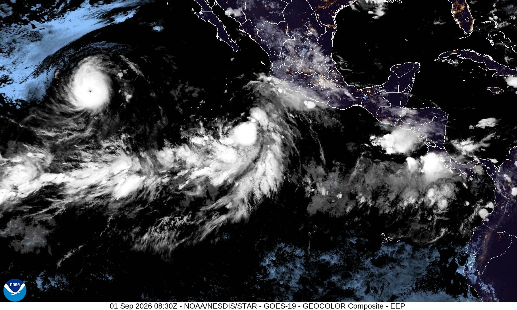 Category 2 Hurricane Marie (2026) - Historical Storm Tracking