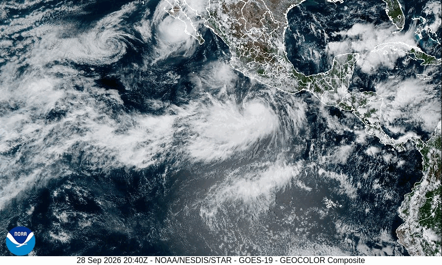 Category 5 Hurricane Polo (2026) Landfall Satellite Image Animation