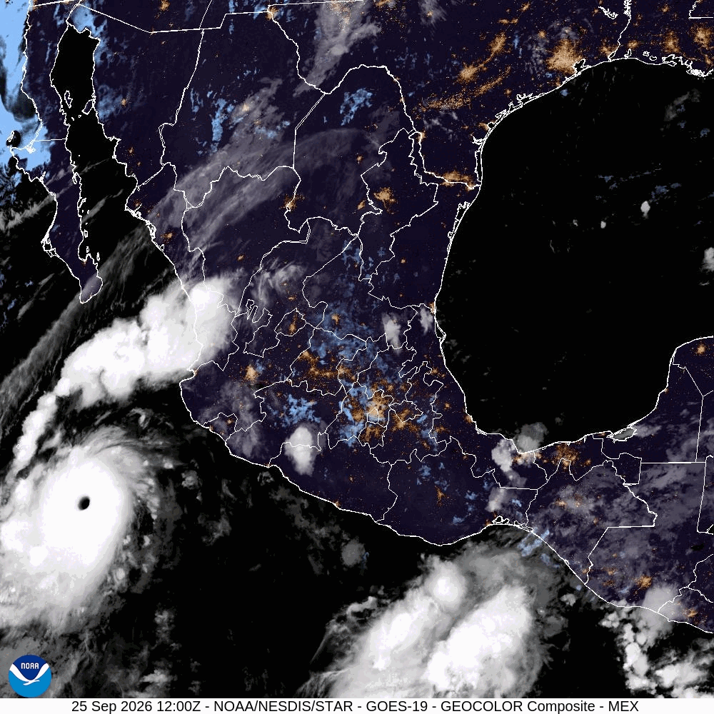 Category 5 Hurricane Polo (2026) Peak Intensity Satellite Image Animation