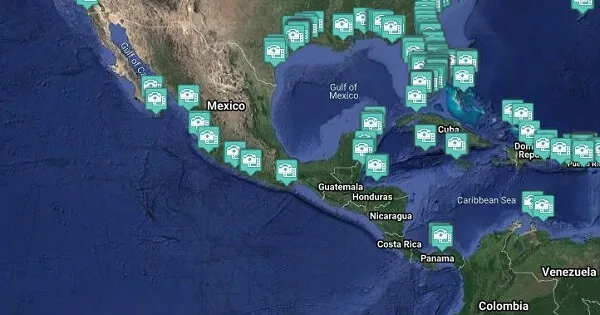 Central American Cruise Region