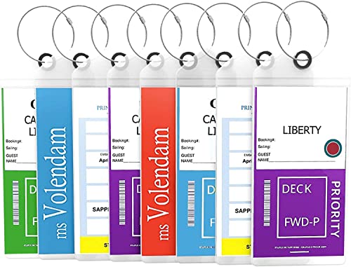 Highwind Cruise Luggage Tags for Suitcases | Compatible w/All Cruise Lines