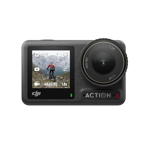 DJI Osmo Action 4 Standard Combo - 4K/120fps Waterproof Action Camera with a 1/1.3-Inch Sensor