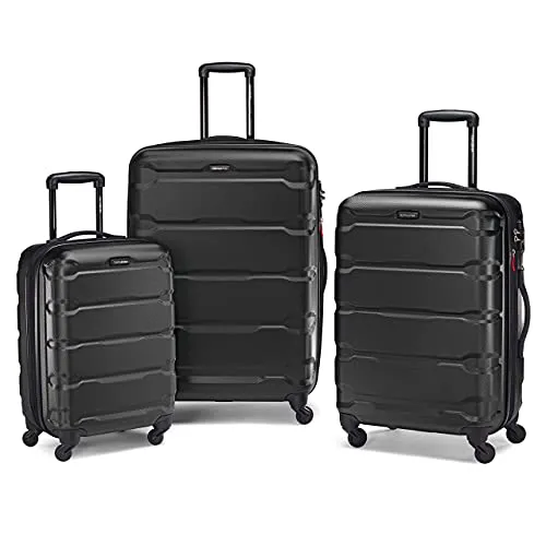 Samsonite Omni PC Hardside Expandable Luggage with Spinner Wheels, 3-Piece Set (20/24/28)