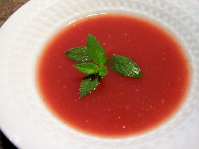 Watermelon Soup (chilled) - Carnival Cruise Lines Food Recipe