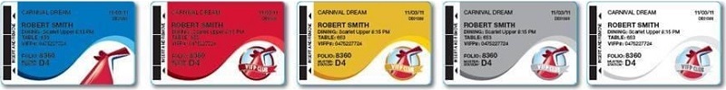 Carnival Sail & Sign Cards