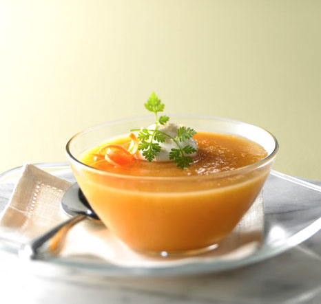 Carrot Apple Soup (chilled) - Royal Caribbean International Food Recipe
