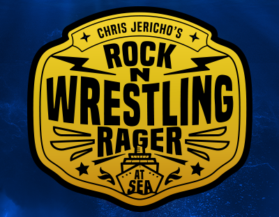 Chris Jericho's Rock 'N' Wrestling Rager at Sea 2024 Themed Cruise Logo