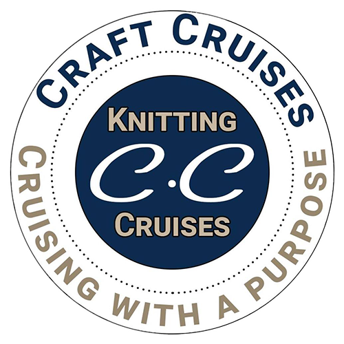 Great Alaskan Knitting Cruise 2023 Themed Cruise Logo