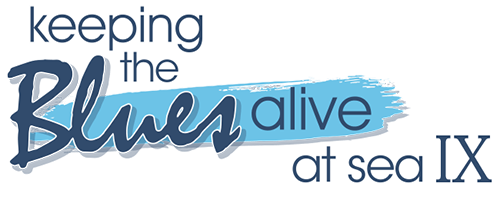 Keeping The Blues Alive At Sea IX Themed Cruise Logo