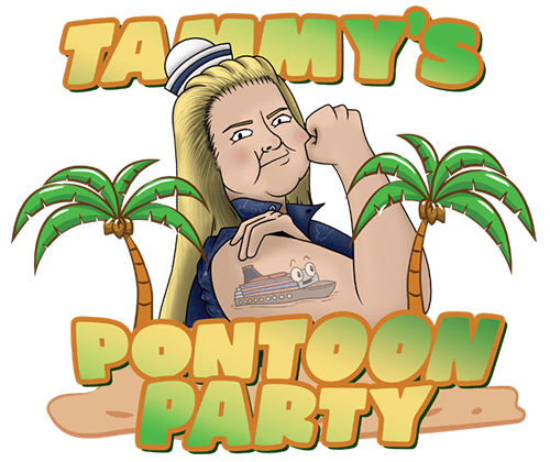 Tammy's Pontoon Party 2024 Themed Cruise Logo